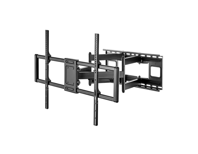 Roline VALUE zidni nosač za TV 60"-120", udaljenost od zida 75mm-703mm, nosivost 120kg, crni