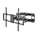 Roline VALUE zidni nosač za TV 60"-120", udaljenost od zida 75mm-703mm, nosivost 120kg, crni
