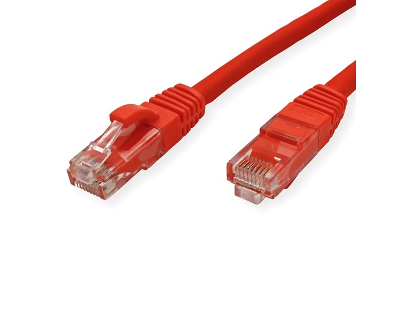 Roline VALUE UTP mrežni kabel Cat.6/Class E, halogen-free, 10m, crveni