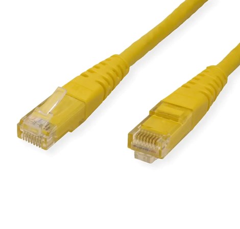 Roline UTP mrežni kabel Cat.6, 0.5m, žuti