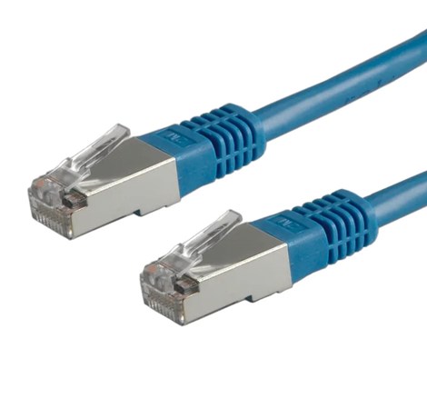Roline VALUE S/FTP (PiMF) mrežni kabel oklopljeni Cat.6, 10m, plavi