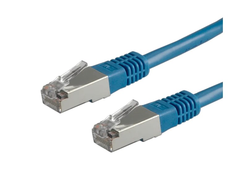 Roline VALUE S/FTP (PiMF) mrežni kabel oklopljeni Cat.6, 10m, plavi