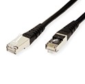 Roline S/FTP (PiMF) Cat.6 mrežni kabel oklopljeni, 0.5m, crni