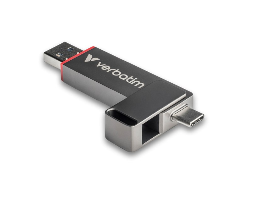 Verbatim Dual QuickStick 1TB, USB-C & USB-A, USB 3.2 Gen 1, 550/500 MB/s