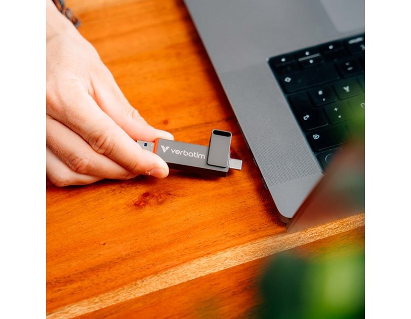 Verbatim Dual QuickStick 1TB, USB-C & USB-A, USB 3.2 Gen 1, 550/500 MB/s