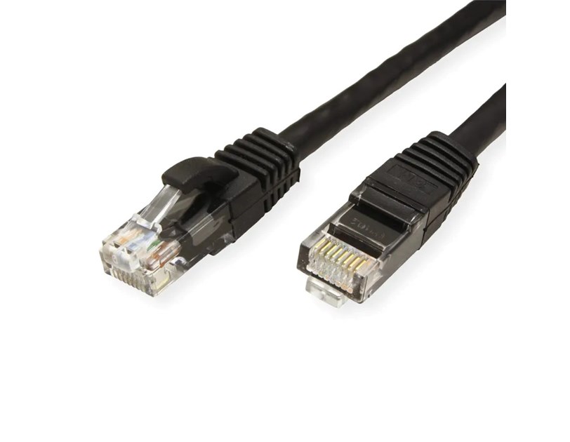 Roline VALUE UTP mrežni kabel Cat.6a (Class EA) 5.0m, crni