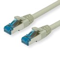 Roline VALUE S/FTP mrežni kabel Cat.6a, LSOH (Class EA), 1.0m, sivi
