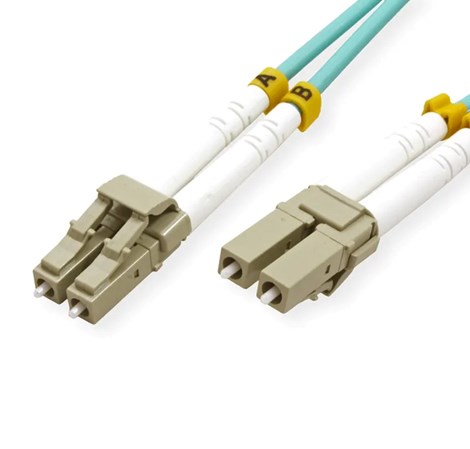Roline VALUE optički kabel 50/125µm LC/LC, Duplex, OM3, 2.0m, tirkizni