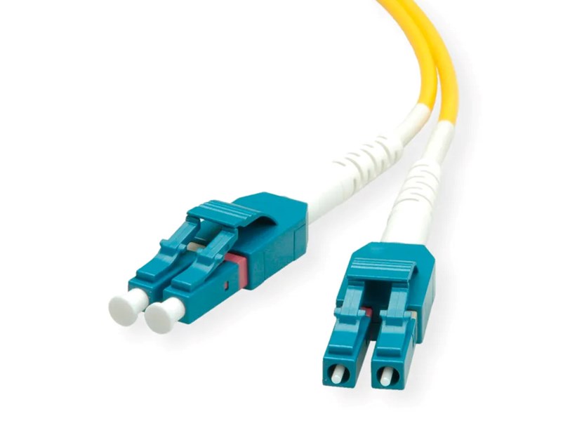 Roline optički kabel 9/125µm LC-LC singlemode Duplex, LSOH, OS2, 15m, žuti