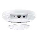 TP-Link Omada AX3000 bežična pristupna točka stropna Dual-Band Wi-Fi 6 (AP) 574Mbps/2402Mbps (2.4GHz/5GHz), 802.11ax/ac/n/g/b/a, 1×1GbE, 802.3at PoE, 2×interna antena