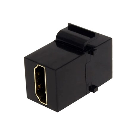 Roline VALUE HDMI Keystone Modul, HDMI F/F, crni
