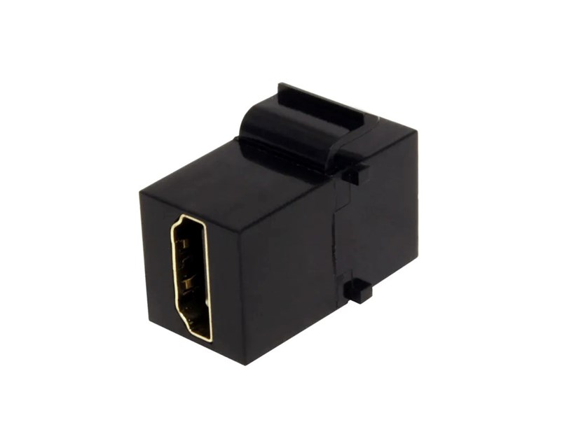 Roline VALUE HDMI Keystone Modul, HDMI F/F, crni