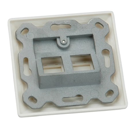 Roline zidna utičnica za keystone, 2 porta