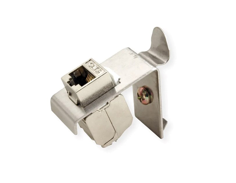 Roline DIN rail adapter (prazni) za 1 Keystone modul