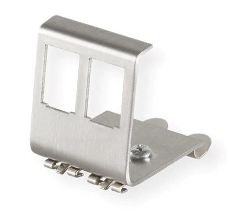 Roline VALUE DIN rail adapter (prazni) za 2 Keystone modula