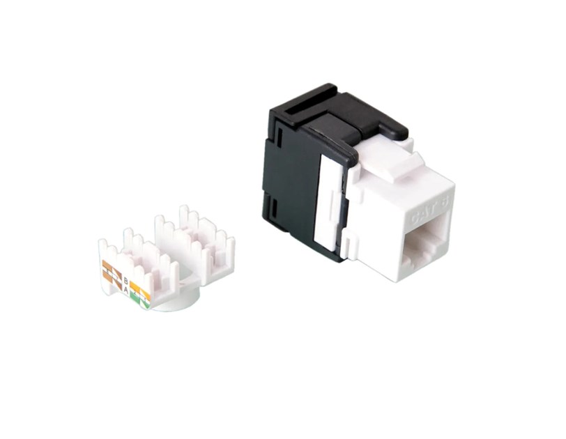 Roline VALUE RJ45 Keystone konektor Cat.6/Class E, UTP (tool-free), bijeli