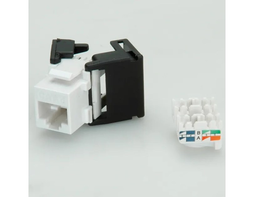 Roline VALUE RJ45 Keystone konektor Cat.6/Class E, UTP (tool-free), bijeli