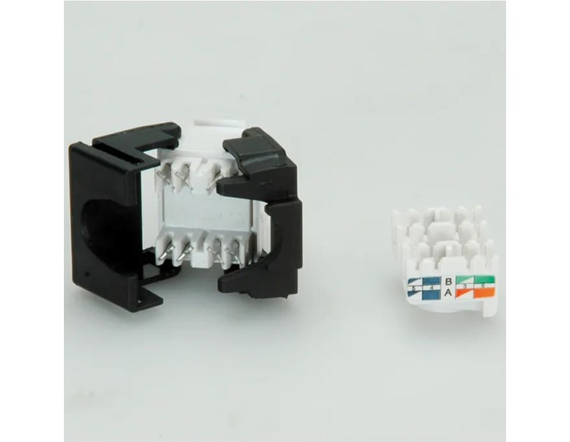 Roline VALUE RJ45 Keystone konektor Cat.6/Class E, UTP (tool-free), bijeli