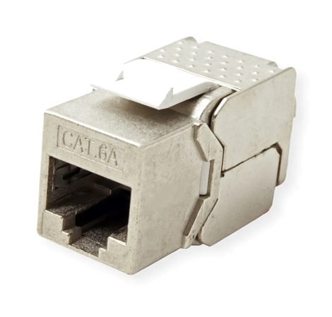 Roline VALUE RJ45 Keystone konektor Cat.6a/Class EA, STP (tool-free), slim