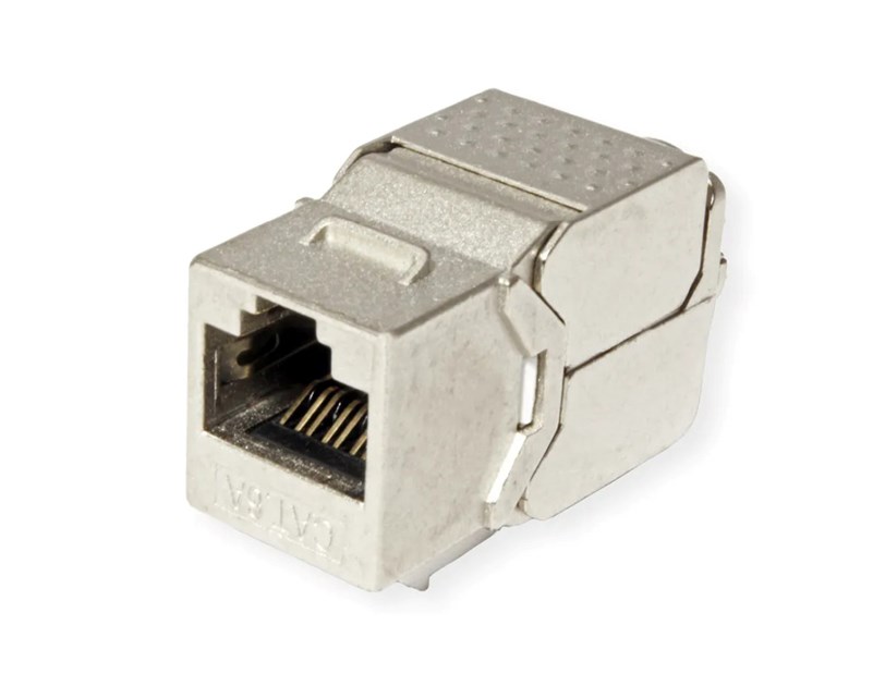Roline VALUE RJ45 Keystone konektor Cat.6a/Class EA, STP (tool-free), slim