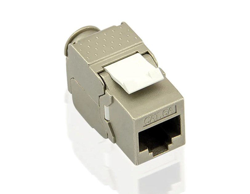 Roline VALUE RJ45 Keystone konektor Cat.6a/Class EA, STP (tool-free), slim