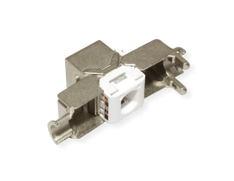 Roline VALUE RJ45 Keystone konektor Cat.6a/Class EA, STP (tool-free), slim