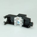Roline RJ45 Keystone konektor Cat.6/Class E, UTP (tool-free), crni