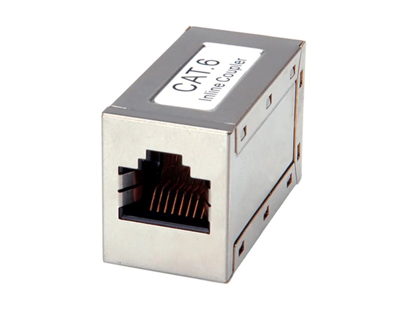 Roline STP RJ45 modularna spojnica Cat.6/Class E, metalna, srebrna