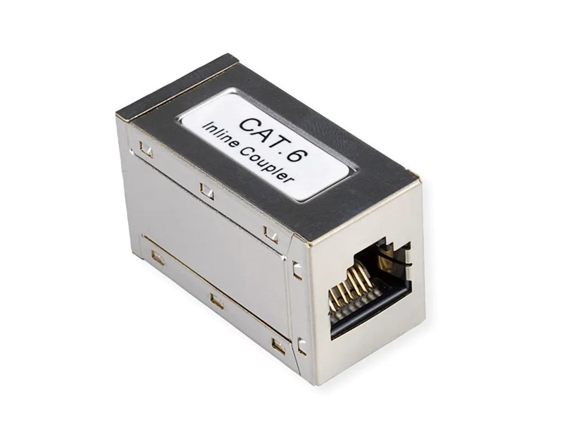 Roline STP RJ45 modularna spojnica Cat.6/Class E, metalna, srebrna