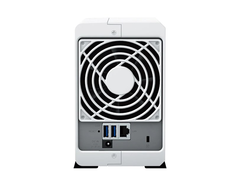 Synology DS223j DiskStation 2-bay NAS server, 2.5"/3.5" HDD/SSD podrška, 1GB DDR4, 1GbE×1, USB3.2 Gen1×2, Wake on LAN/WAN