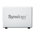 Synology DS223j DiskStation 2-bay NAS server, 2.5"/3.5" HDD/SSD podrška, 1GB DDR4, 1GbE×1, USB3.2 Gen1×2, Wake on LAN/WAN