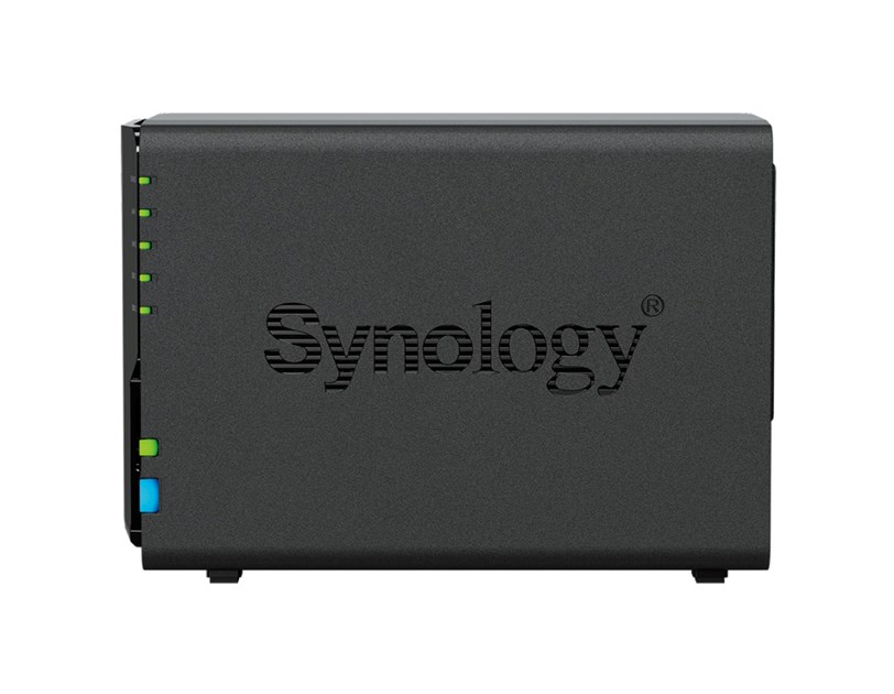 Synology DS224+ DiskStation 2-bay All-in-1 NAS server, 2.5"/3.5" HDD/SSD podrška, Hot Swappable HDD, Wake on LAN/WAN, 2GB, 2×1GbE