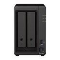 Synology DS723+ DiskStation 2-bay All-in-1 NAS server, 2.5"/3.5" HDD/SSD podrška, Hot Swappable HDD, Wake on LAN/WAN, 2GB, 2×G-LAN, USB3.2 Gen 1/eSATA