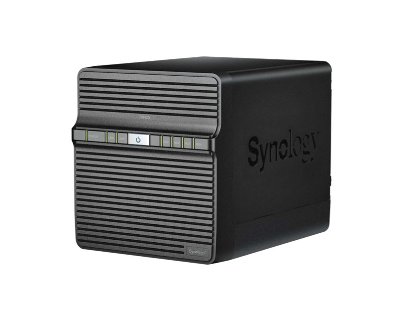 Synology DS423 DiskStation 4-bay NAS server, 2.5"/3.5" HDD/SSD podrška, Hot Swappable HDD, Wake on LAN/WAN, 2GB, 2×G-LAN, 2×USB3.2 Gen 1