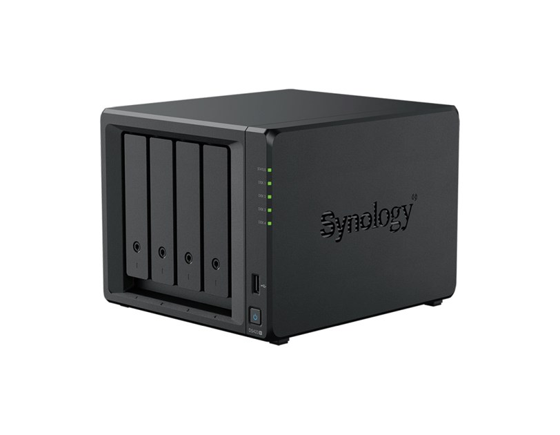 Synology DS423+ DiskStation 4-bay NAS server, 2.5"/3.5" HDD/SSD podrška, Hot Swappable HDD, Wake on LAN/WAN, 2GB, 2×G-LAN, 2×USB3.2 Gen 1