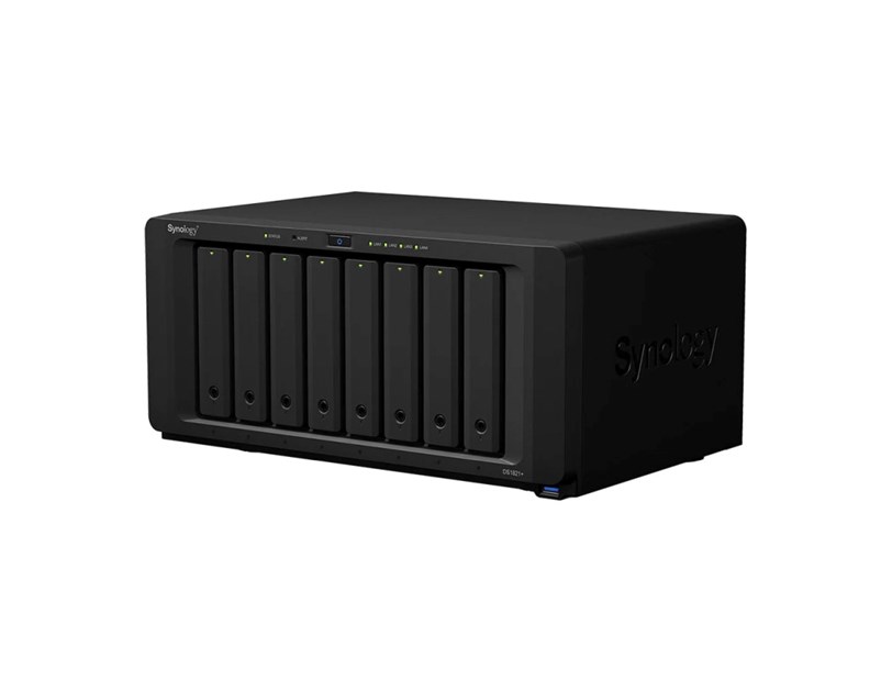 Synology DS1821+ DiskStation 8-bay All-in-1 NAS server, 2.5"/3.5" HDD/SSD/M.2 podrška, Hot Swappable HDD, Wake on LAN/WAN, 4×G-LAN, USB3.0/eSATA