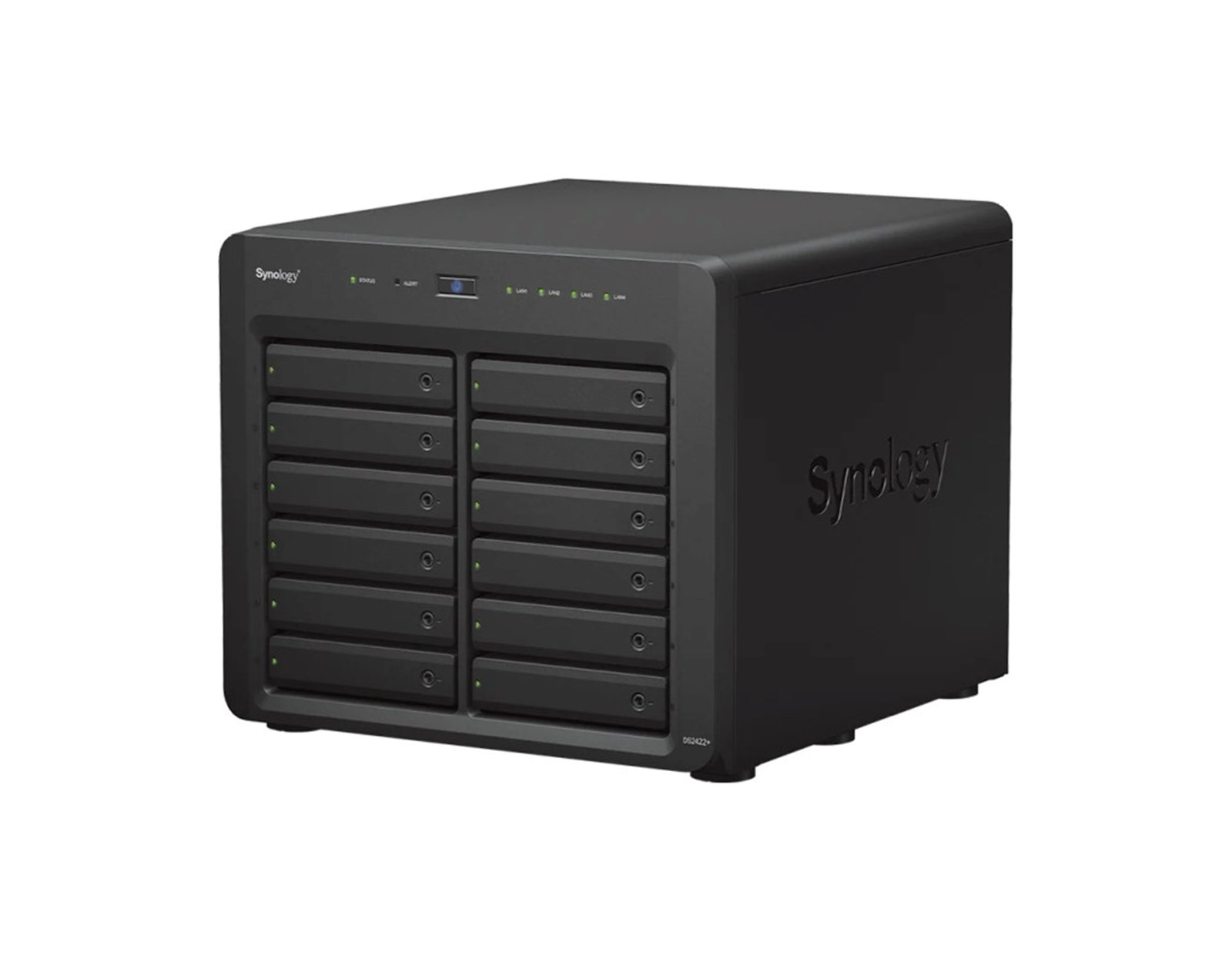Synology DS2422+ DiskStation 12-bay NAS server, 2.5"/3.5" HDD/SSD podrška, Hot Swappable HDD, Wake on LAN/WAN, Link Aggregation, 4GB DDR4, 4×G-LAN