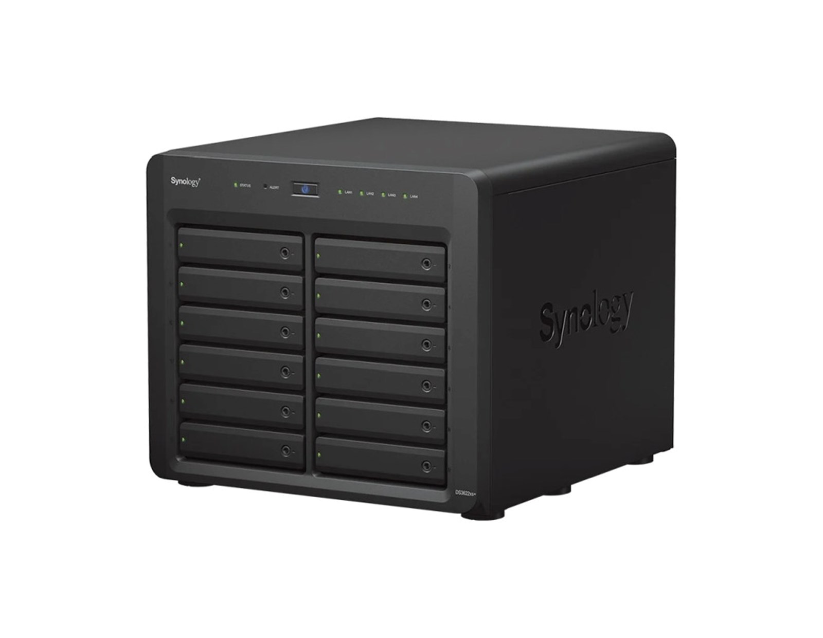 Synology DS3622xs+ DiskStation 12-bay NAS server, 2.5"/3.5" HDD/SSD podrška, Hot Swappable HDD, Wake on LAN/WAN, 16GB DDR4, 2×G-LAN/2×10GbE, USB3.2 Gen 1