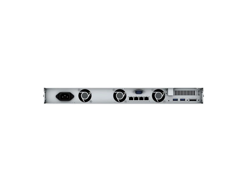 Synology RS822+ RackStation 4-bay NAS server, 2.5"/3.5" HDD/SSD podrška, Hot Swappable HDD, 2GB, 4×G-LAN/2×USB3.2/eSATA, Wake on LAN/WAN
