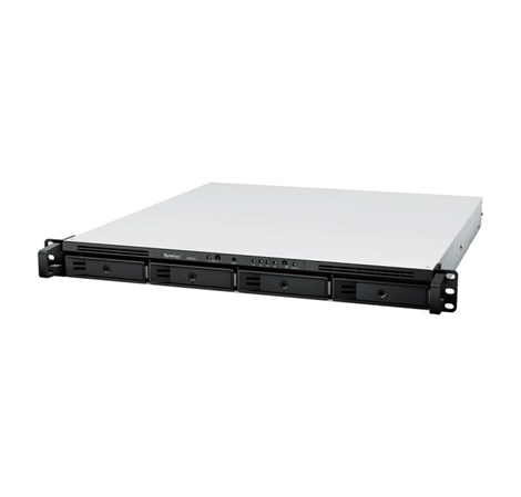 Synology RS822RP+ Rackstation 4-bay NAS server, 2.5"/3.5" HDD/SSD podrška, 2GB DDR3, 4×G-LAN/2×USB3.2/eSATA, Wake on LAN/WAN, Redundant Power Supply