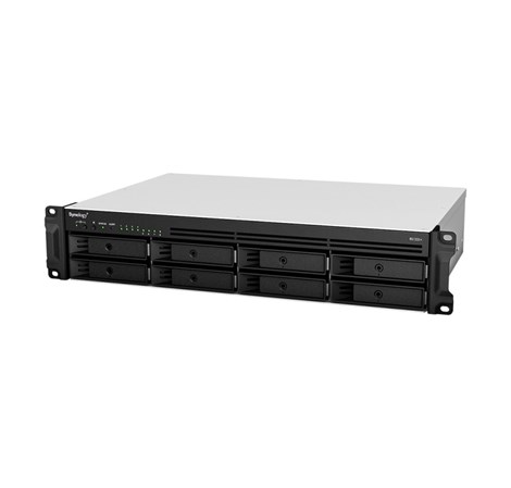 Synology RS1221+ RackStation 8-bay NAS server, 4GB DDR4, Hot-Swap 2.5"/3.5" HDD, 4xG-LAN, USB3.2 Gen1×2, eSATA×1