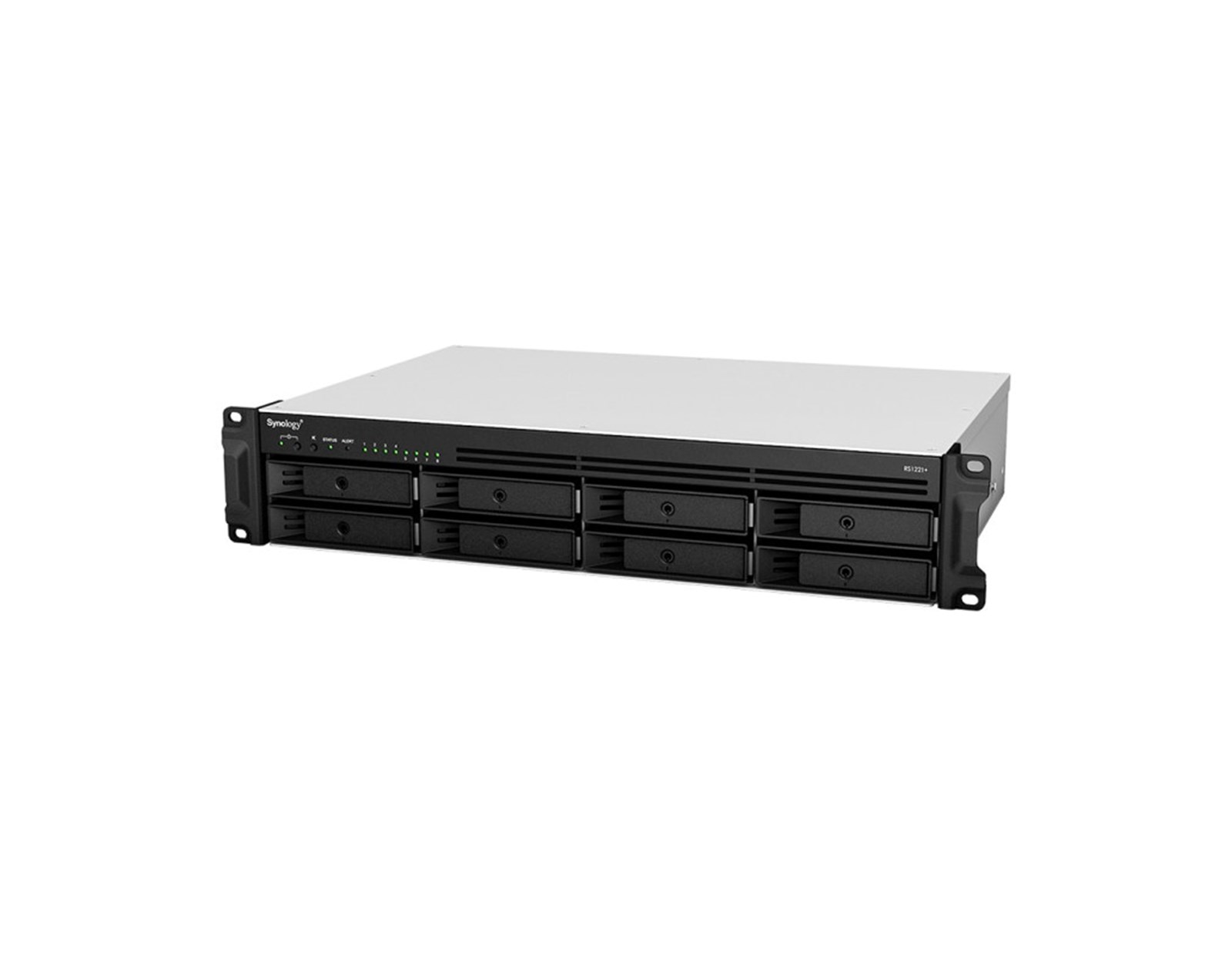 Synology RS1221+ RackStation 8-bay NAS server, 4GB DDR4, Hot-Swap 2.5"/3.5" HDD, 4xG-LAN, USB3.2 Gen1×2, eSATA×1