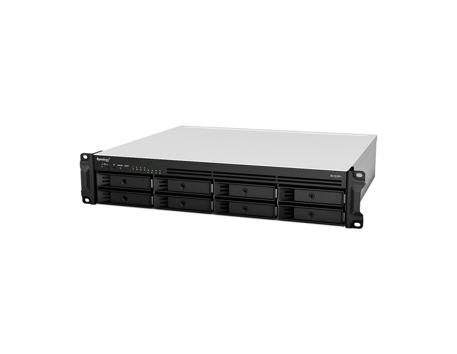 Synology RS1221RP+ RackStation 8-bay NAS server, 4GB DDR4, Hot-Swap 2.5"/3.5" HDD, 4xG-LAN, USB3.2 Gen1×2, eSATA×1, Redundant Power Supply