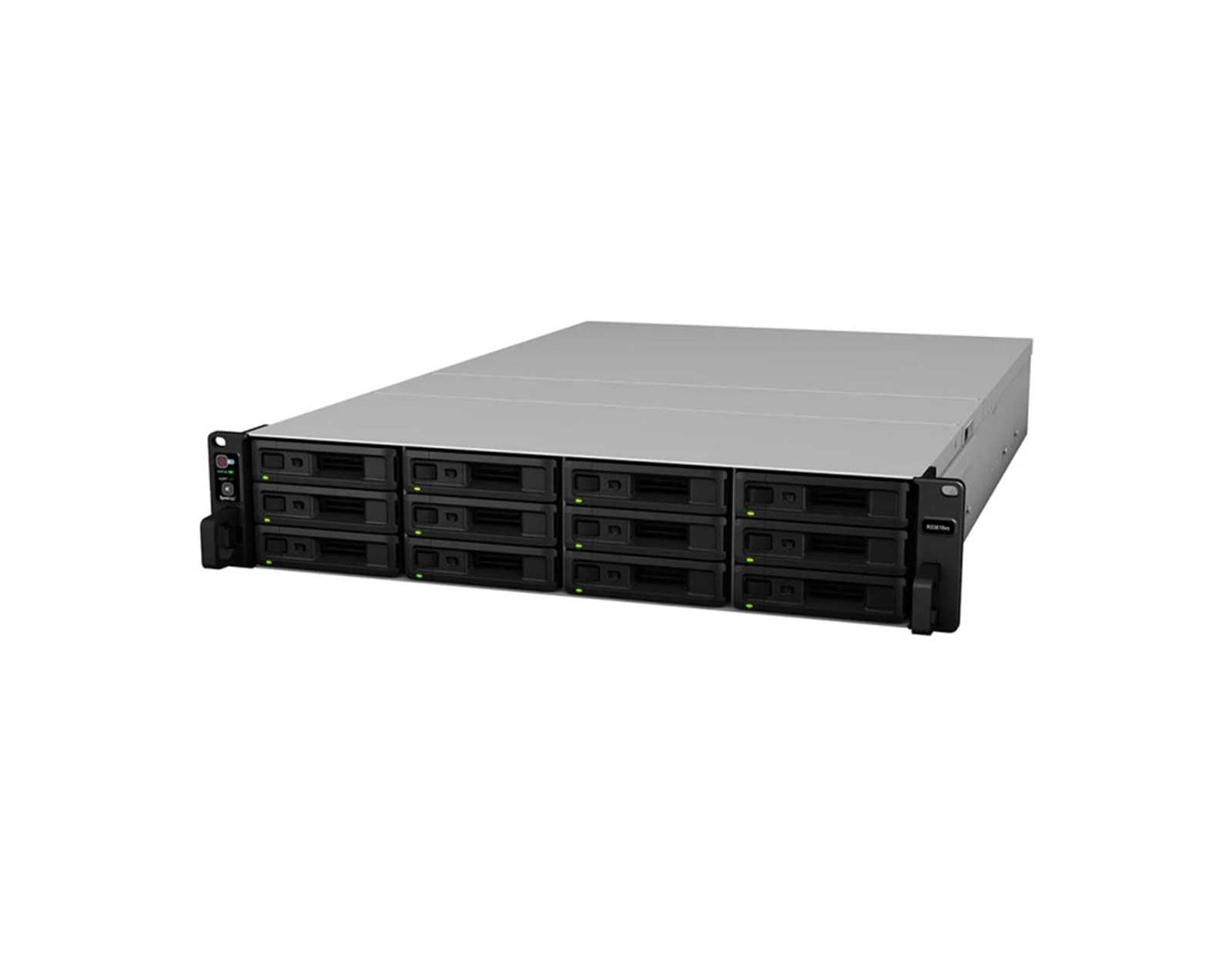 Synology RS3618xs RackStation 12-bay NAS server, Intel Xeon D-1521 2.4GHz, 8GB DDR4 ECC, Hot-Swap HDD, 4×G-LAN, Link Aggregation, Wake on LAN/WAN