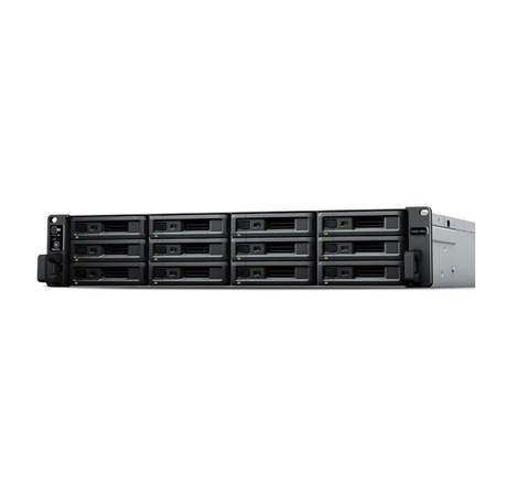 Synology RS3621RPxs RackStation 12-bay NAS server, Intel Xeon D-1531, 8GB DDR4 ECC, Hot-Swap HDD, 4×G-LAN, Wake on LAN/WAN, Redundant Power Supply