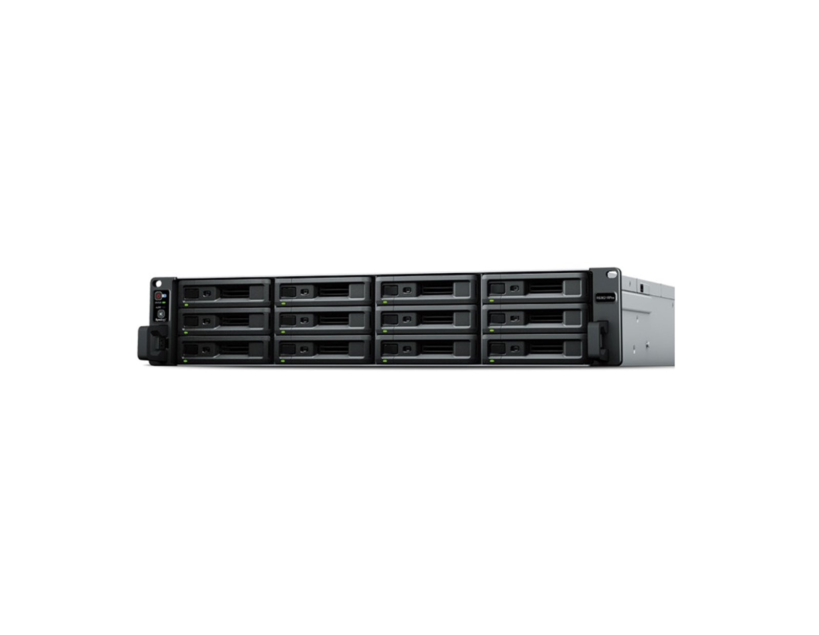 Synology RS3621RPxs RackStation 12-bay NAS server, Intel Xeon D-1531, 8GB DDR4 ECC, Hot-Swap HDD, 4×G-LAN, Wake on LAN/WAN, Redundant Power Supply