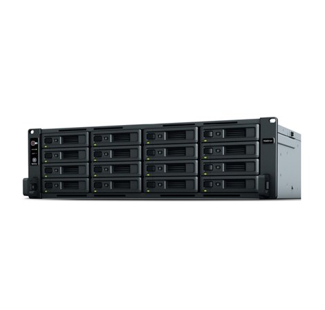 Synology RS4021xs+ RackStation 16-bay NAS server, Intel Xeon D-1541, 16GB DDR4 ECC, Hot-Swap HDD, 4×G-LAN/2×10GbE, Wake on LAN/WAN, Redundant Power Supply