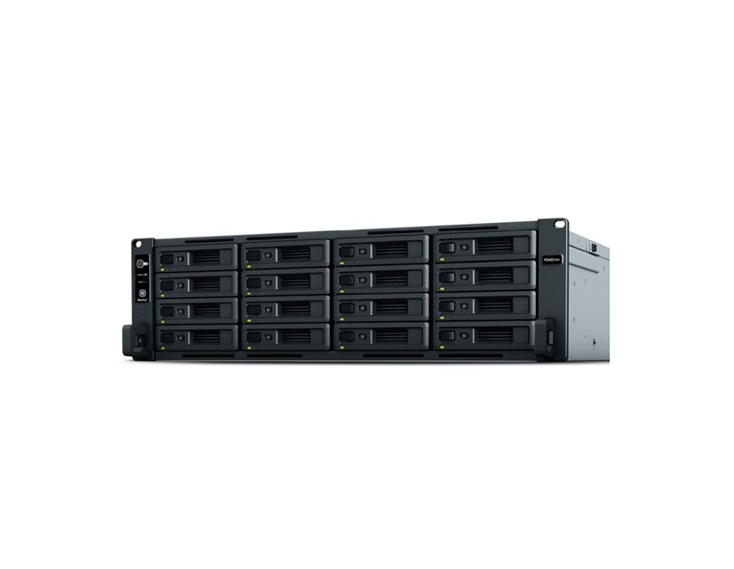 Synology RS4021xs+ RackStation 16-bay NAS server, Intel Xeon D-1541, 16GB DDR4 ECC, Hot-Swap HDD, 4×G-LAN/2×10GbE, Wake on LAN/WAN, Redundant Power Supply