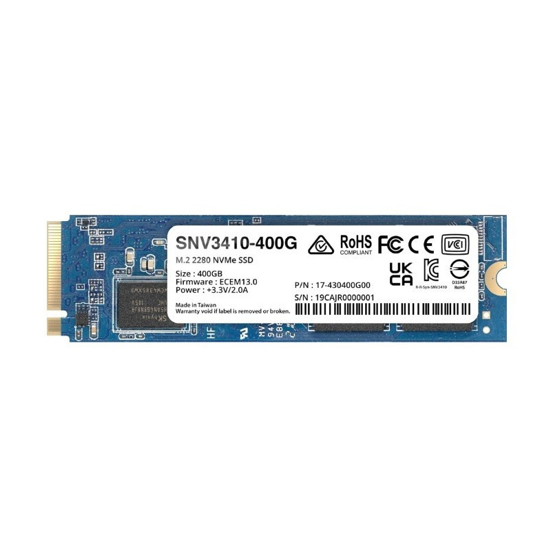 Synology 400GB SSD NVMe M.2 2280 (SNV3410-400G)