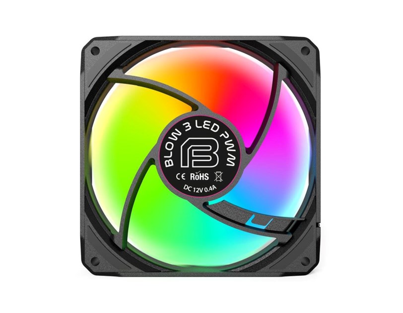 Bit Force BLOW PWM 3 LED PC hladnjak za kućište, šareni